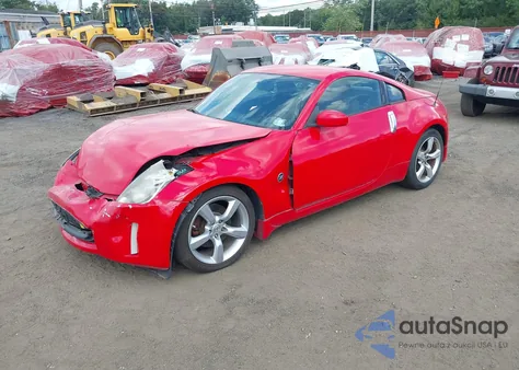 2008 Nissan 350Z Enthusiast из США, поврежденный, VIN JN1BZ34D98M704363